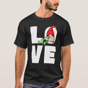 Lawn Mower Dad Garden Gnome For Men Who Love Garde T-Shirt