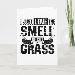 Lawn Mower Grass Card