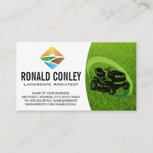 Lawn Mower   Grass Cutting   Landscape Business Card