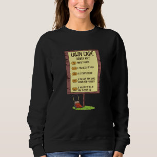 Lawn Mower - Lawn Care Hourly Rate Sweatshirt
