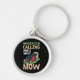 Lawn Mower Lawn Care Key Ring