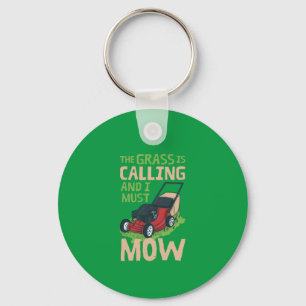 Lawn Mower Lawn Care Key Ring