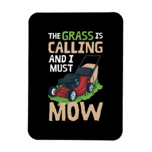 Lawn Mower Lawn Care Magnet