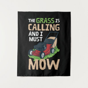 Lawn Mower Lawn Care Tapestry