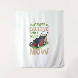 Lawn Mower Lawn Care Tapestry
