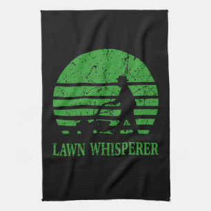 Lawn Mower Lawn Whisperer Gardener Gift Tea Towel