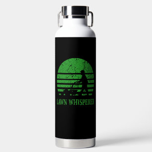 Lawn Mower Lawn Whisperer Gardener Gift Water Bottle