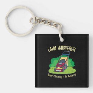 Lawn Mower - Lawn Whisperer Key Ring