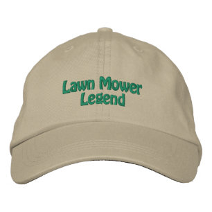 'Lawn Mower Legend'  Humour Gift  Embroidered Hat