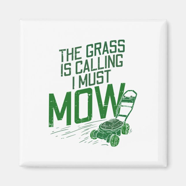 Lawn Mower Magnet (Front)