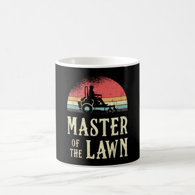 Lawn Mower Master Of The Lawn Garden Lawn Mowing Coffee Mug (Center)