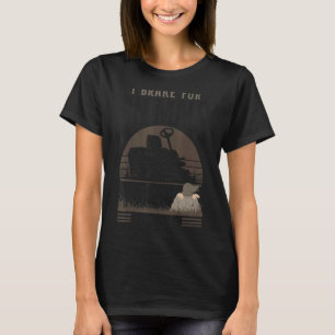 Lawn Mower Mowing Dad Father Landscaper Mole Tract T-Shirt