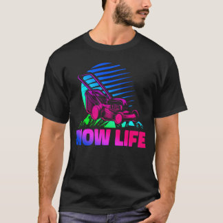 Lawn Mower Mowing Dad Father retro T-Shirt