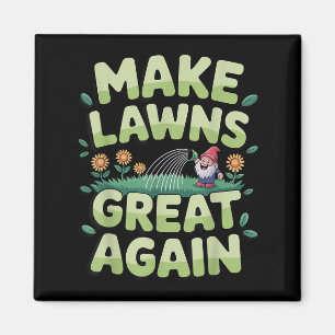 Lawn Mower Novelty For Men Women Kids Landscaper L Magnet