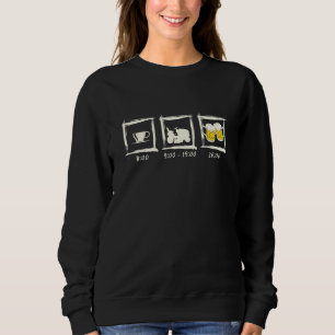 Lawn Mower  Perfect Day Mowing Garden Beer Sweatshirt