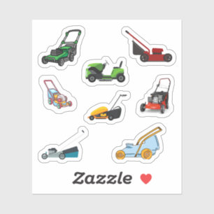 Lawn Mower Stickers