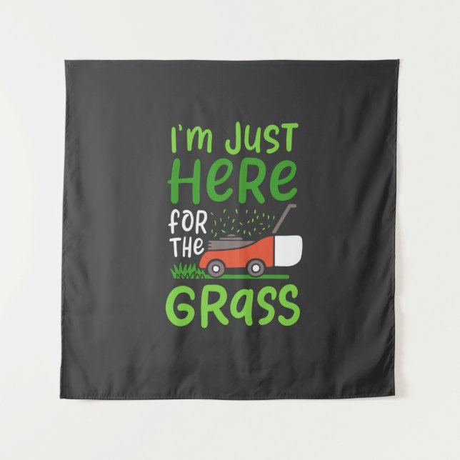 Lawn Mower Tapestry (Front)