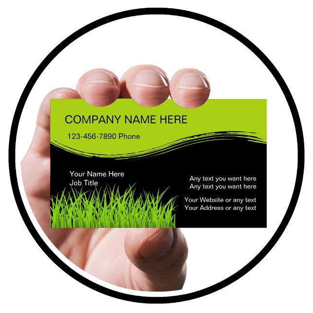 Lawn Mowing Business Cards (Creator Uploaded)