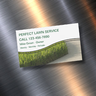 Lawn Mowing Business Magnets