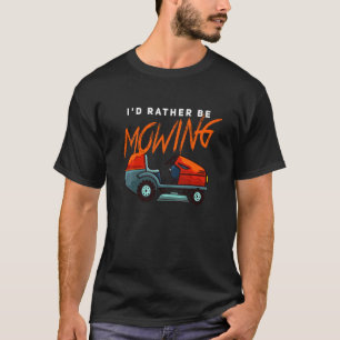 Lawn Mowing  Funny Lawn Mower Tractor T-Shirt