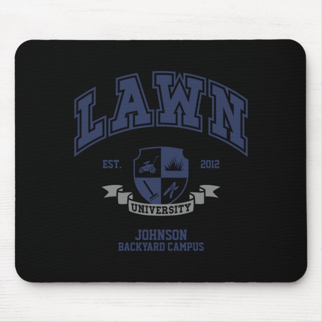 Lawn Mowing Funny Yard Work For Dad Grandpa  Mouse Pad (Front)