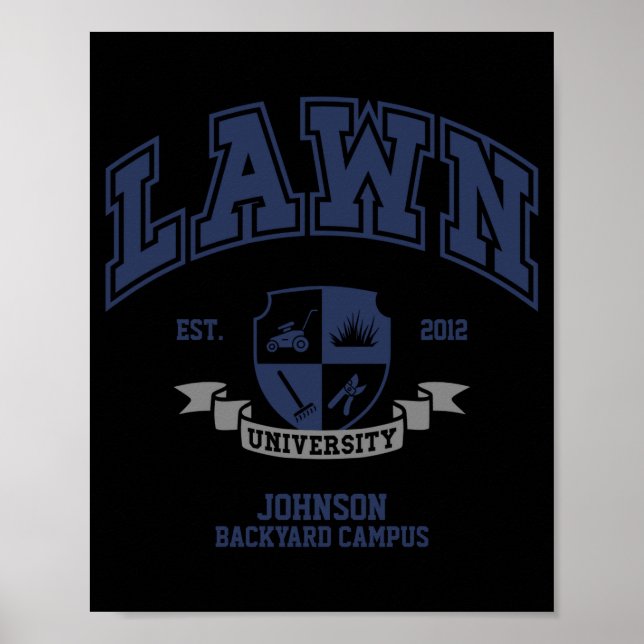 Lawn Mowing Funny Yard Work For Dad Grandpa  Poster (Front)