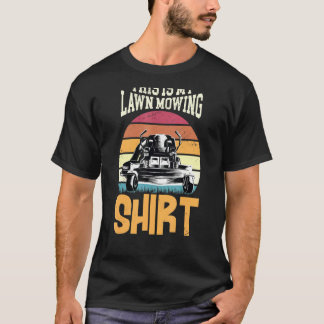 Lawn Mowing Garden Distressed Gardening 1 T-Shirt