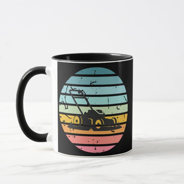 Lawn Mowing Gift  Mug (Left)