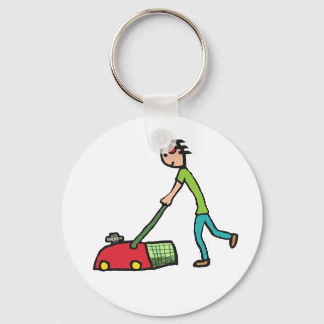 Lawn Mowing Key Ring (Front)