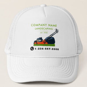 Lawn Mowing Landscaping Garden Lawn Care Trucker Hat