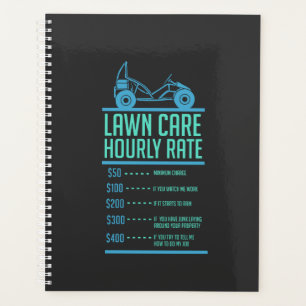 Lawn Mowing - Lawn Care Hourly Rate Planner