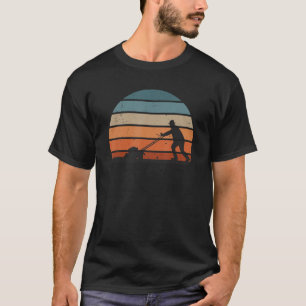 Lawn Mowing Mower Dad Retro Vintage Lawn Grass T-Shirt
