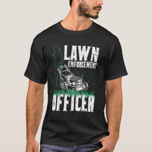 Lawn Mowing Trimmer Worker Gardener Landscape T-Shirt