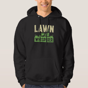 Lawn Mowing Whisperer Gardener Landscaper Grass Cu Hoodie