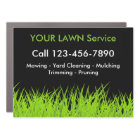 Lawn Service Advertising Car Sign