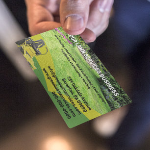 Lawn Service Company  Business Card