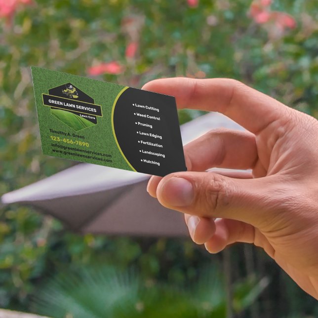 Lawn Service Company Business Card (Creator Uploaded)