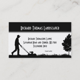 Lawn Service Landscape Business Card