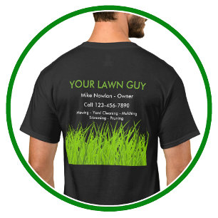 Lawn Service Simple Work Shirts