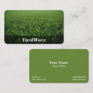 Lawn Services / Yard Care Business Card