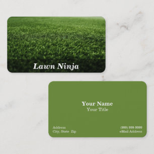 Lawn Services / Yard Care Business Card