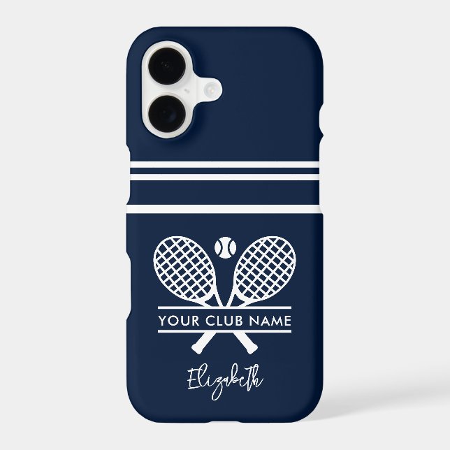 Lawn Tennis Club Name Script Team Swag (Back)