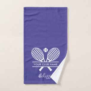 Lawn Tennis Club Name Team Players Custom Hand Towel