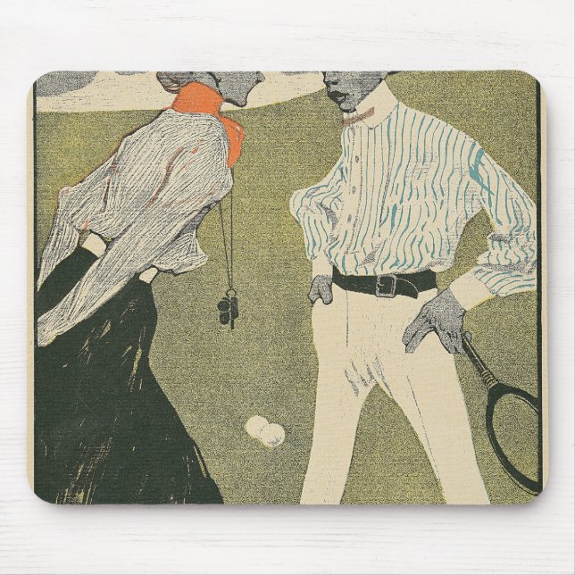 Lawn Tennis Mouse Pad (Front)