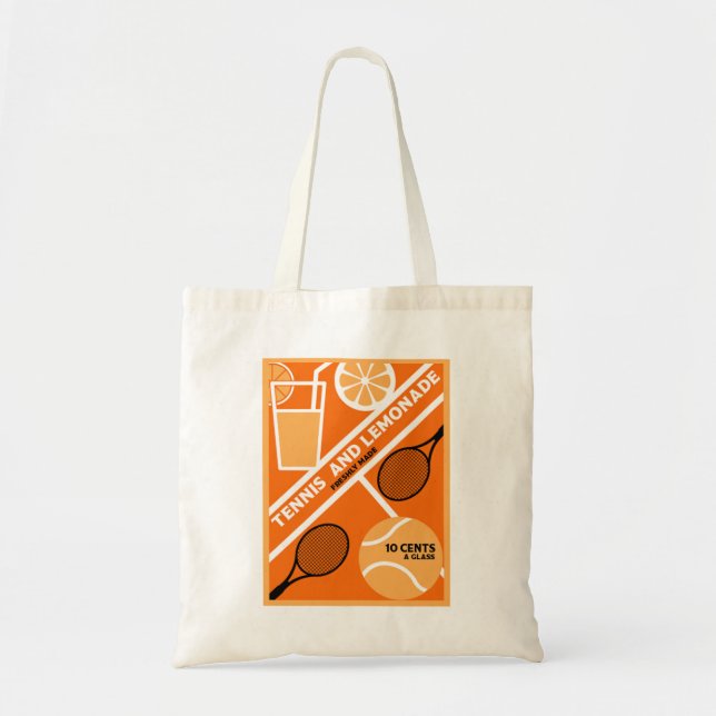 Lawn Tennis Player Graphic Art  Tote Bag (Front)