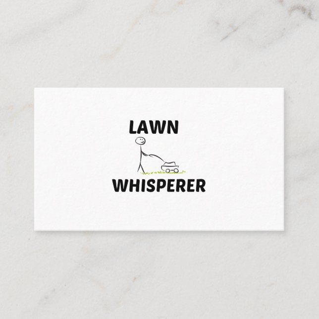 LAWN WHISPERER CALLING CARD (Front)