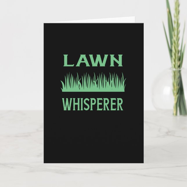 Lawn Whisperer Card (Front)