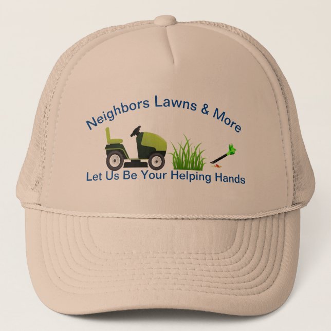 Lawncare Business gear Trucker Hat (Front)