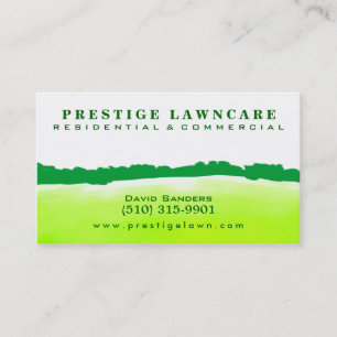Lawncare - Landscaping Green Horizon Business Card