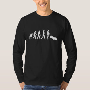 Lawnmower Evolution Lawn Mower Gardening T-Shirt